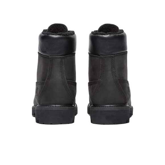 MENS TIMBERLAND 6 INCH PREMIUM WARM LINED BLACK NUBUCK BOOTS SIZE 10 NEW - Picture 11 of 12